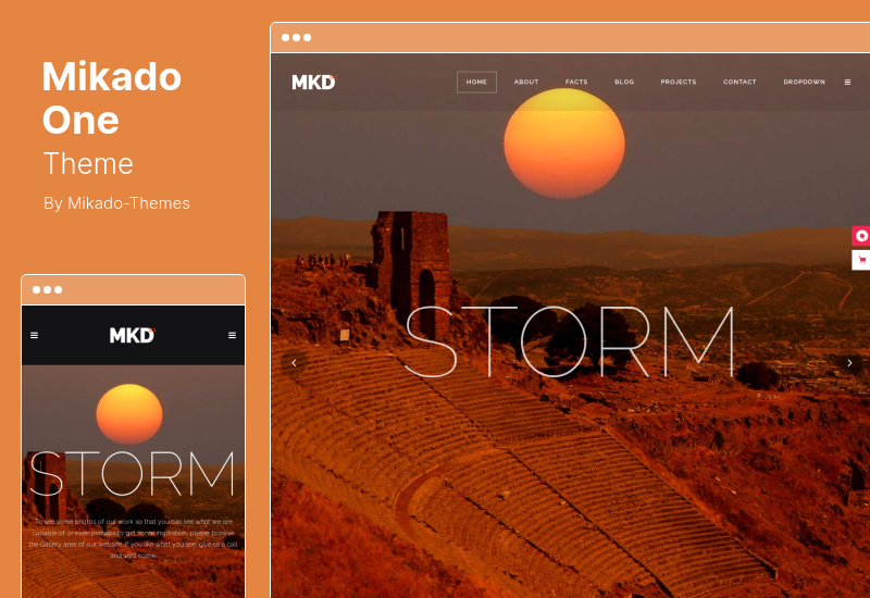 Mikado One Theme - ธีม WordPress ธุรกิจอเนกประสงค์