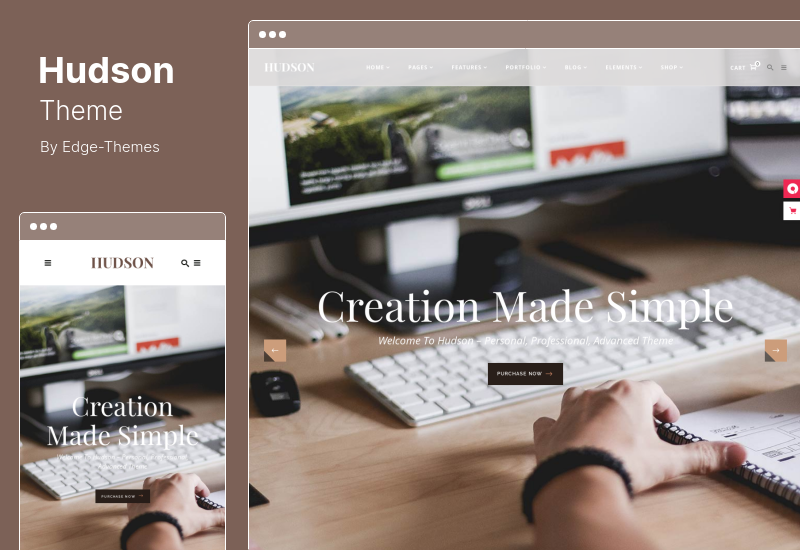 Hudson Theme — стильная бизнес-тема WordPress