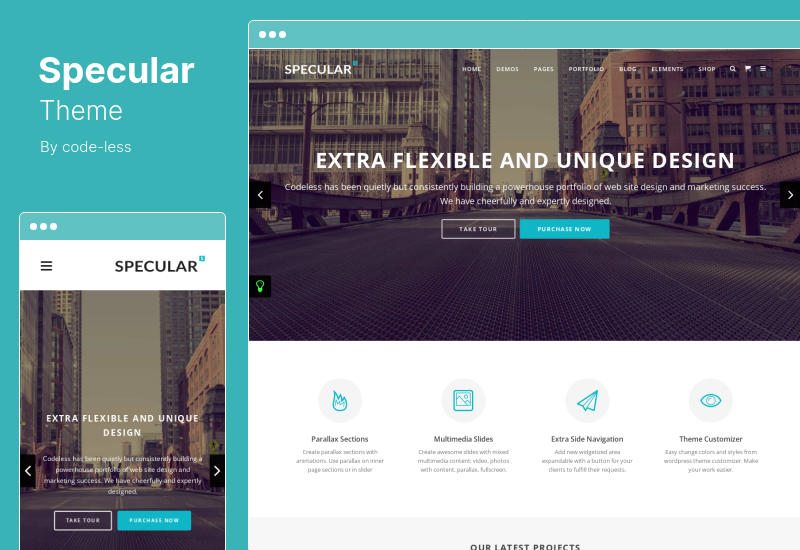 Specular Theme - ธีม WordPress ธุรกิจอเนกประสงค์