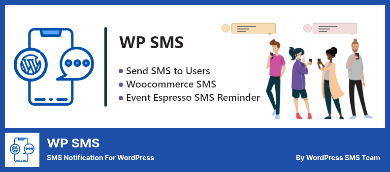 WP SMS Plugin - WordPress の SMS 通知