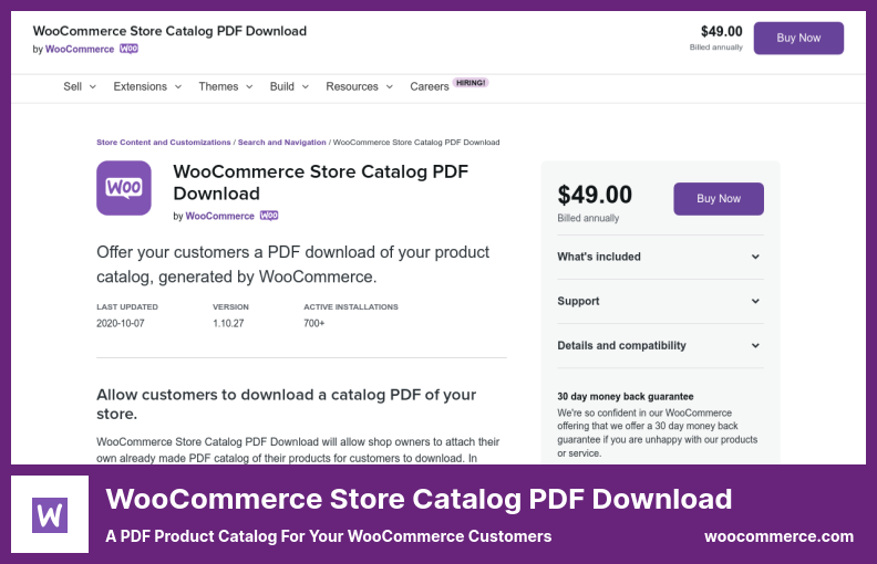 Plugin de descărcare PDF pentru catalogul magazinului WooCommerce - Un catalog de produse PDF pentru clienții dvs. WooCommerce