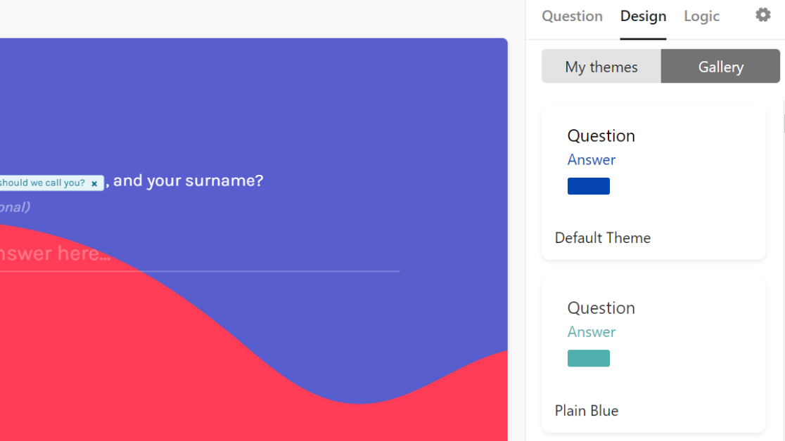 Typeform design