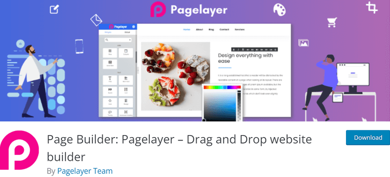 Плагин Pagelayer для WordPress