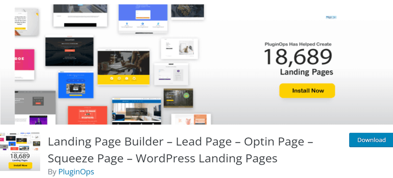 Plugin WordPress para Construtor de Landing Pages