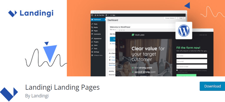 Plugin WordPress Landingi Landing Page