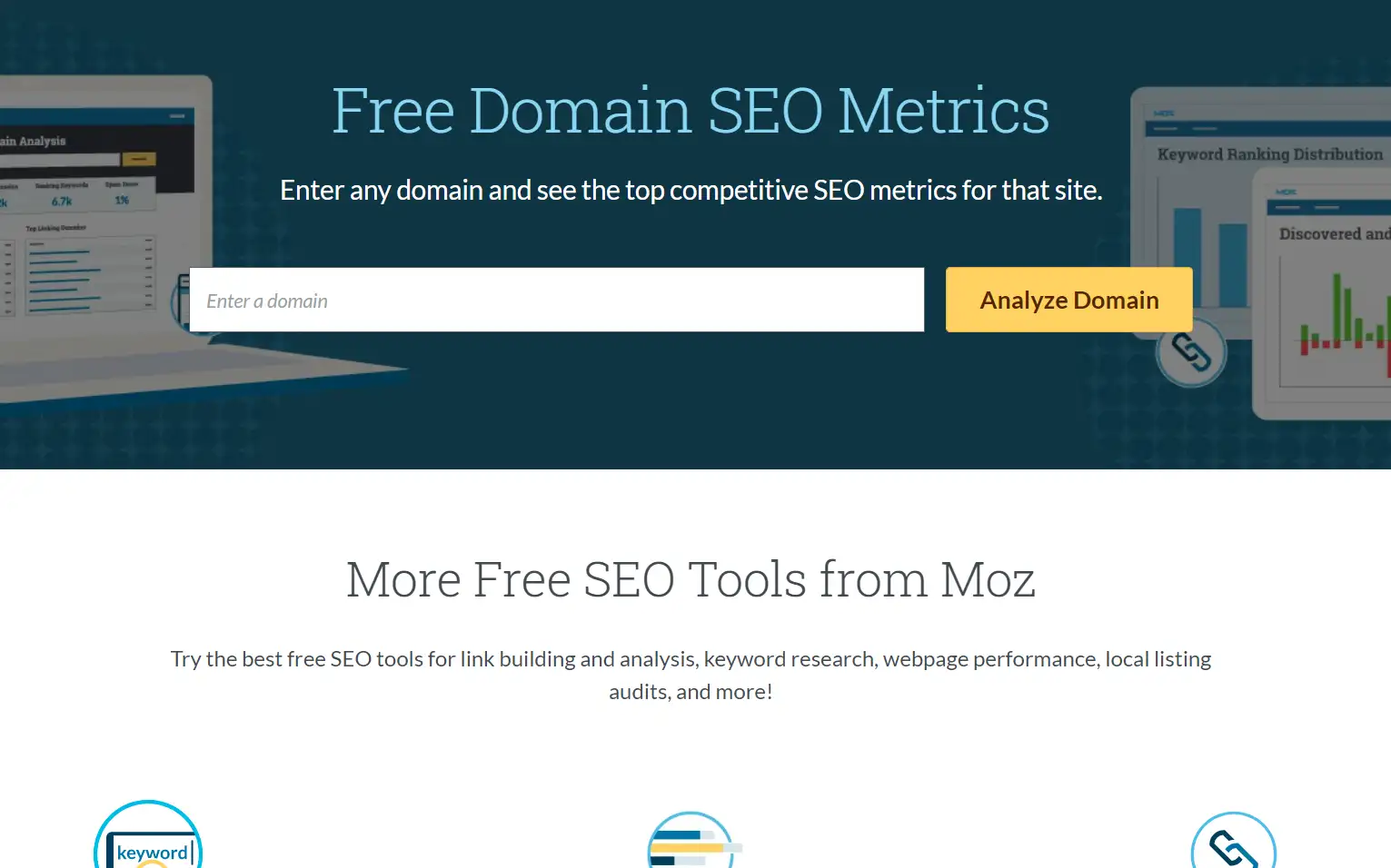 melhores ferramentas de SEO gratuitas - MOZ