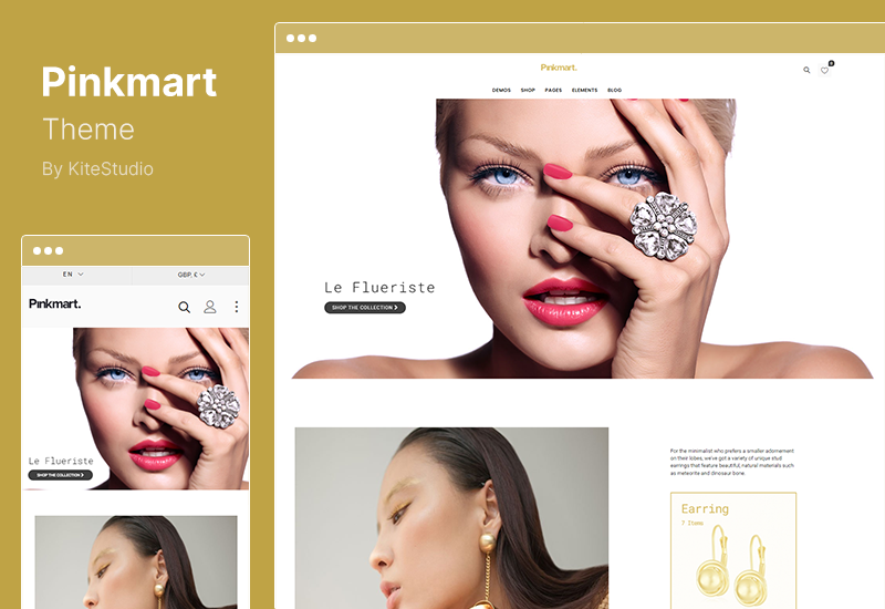 ธีม Pinkmart - ธีม AJAX WooCommerce