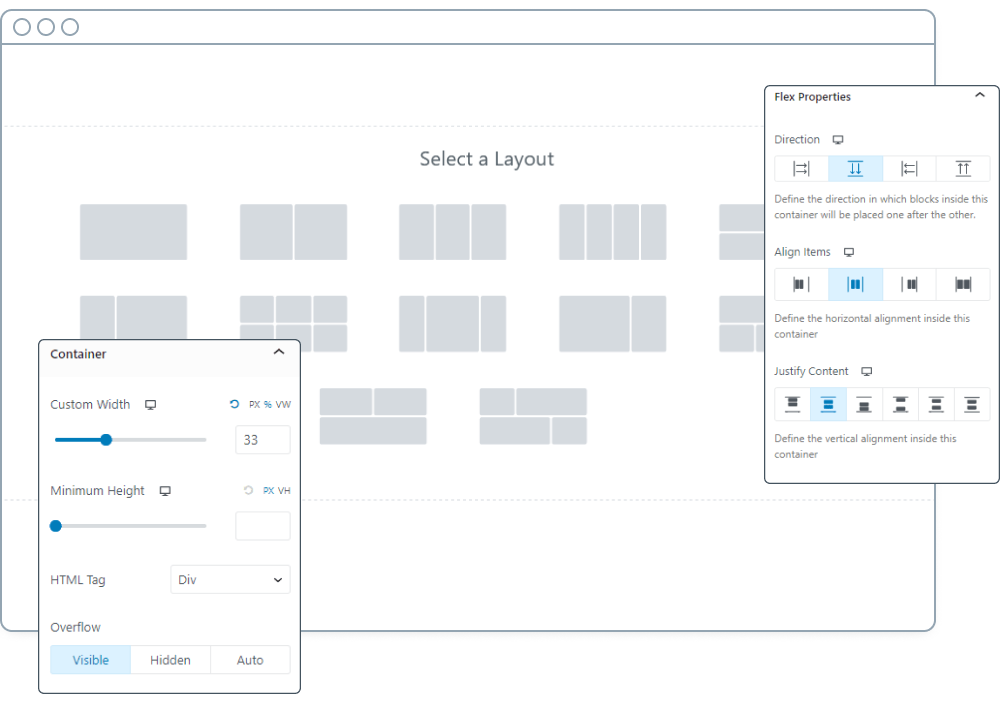 Wadah Spectra Flexbox