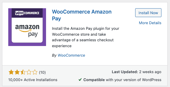 WooCommerce amazon pay