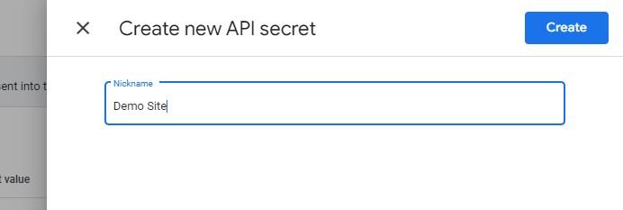 Geben Sie einen Spitznamen für Ihre API ein