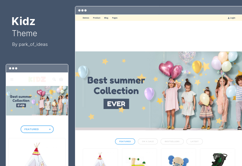 Kidz Theme - WordPress Theme für Kinderladen und Babyshop