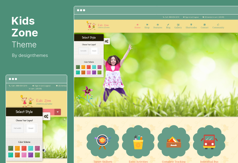 Kids Zone Theme - WordPress Theme für Kinder