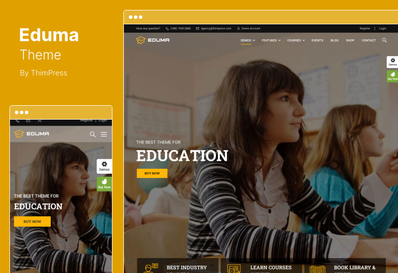 Motyw Eduma - Motyw WordPress Edukacja