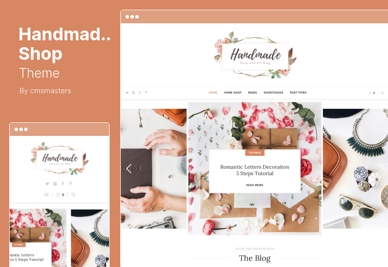 Handmade Shop Theme - Handwerks-Blog & Shop Kreatives WordPress-Theme