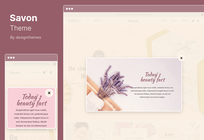 Savon Theme - 手作りショップ WooCommerce Theme