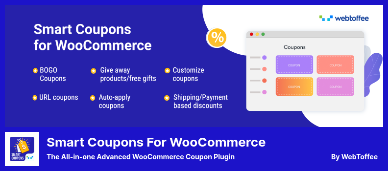 Smart Coupons For WooCommerce Plugin - Le plugin de coupon WooCommerce avancé tout-en-un