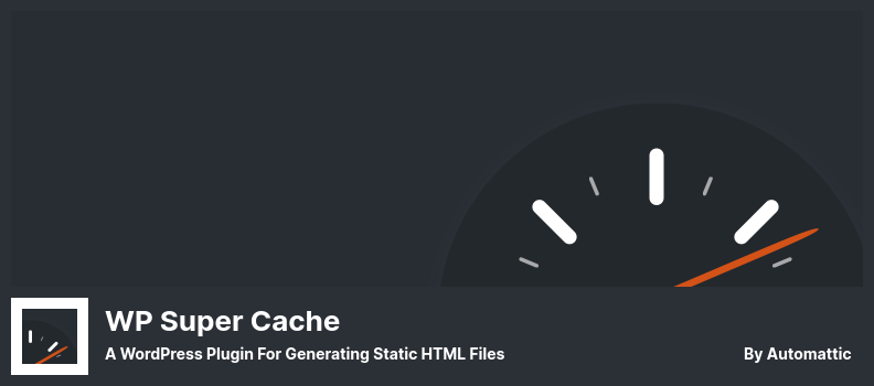 WP Super Cache Plugin - 静的 HTML ファイルを生成する WordPress プラグイン