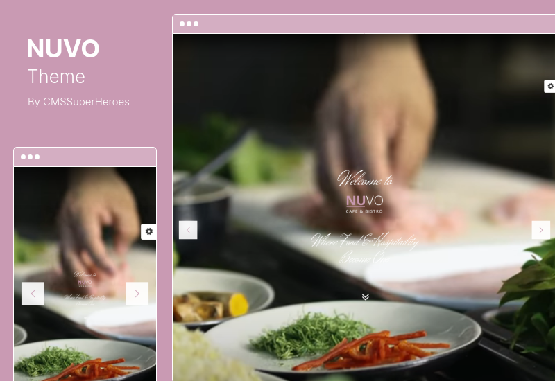 NUVO Theme – WordPress-Theme für Cafés und Restaurants