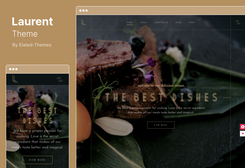 Laurent Theme - Elegantes Restaurant-WordPress-Theme