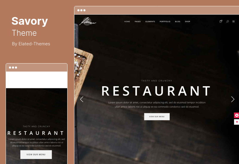 Savory Theme - Tema WordPress pentru restaurant