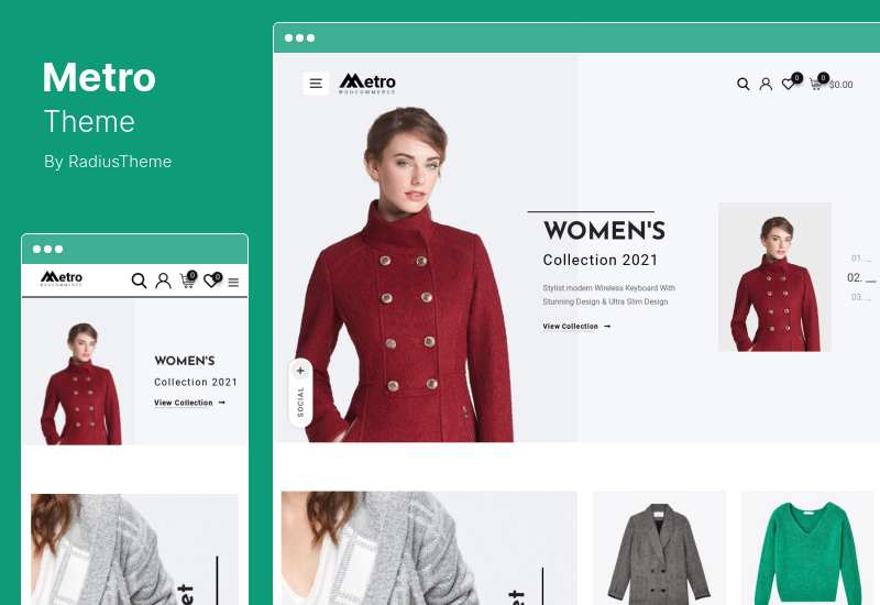 Metro Theme - Tema mínimo de WooCommerce