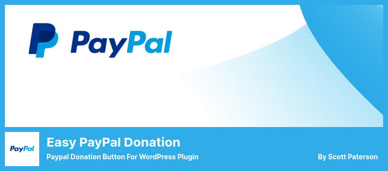 Plugin de doação fácil do PayPal - botão de doação do Paypal para plugin do WordPress