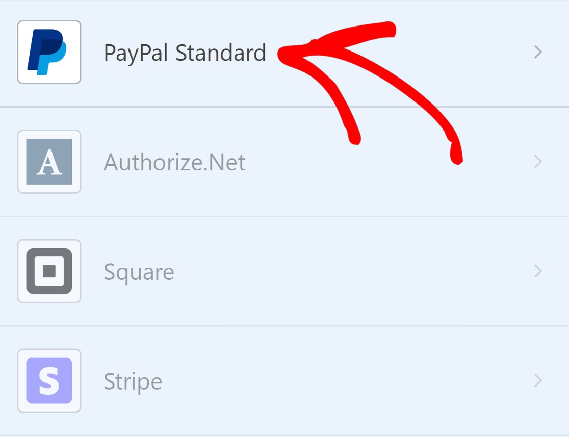 PayPal Standard settings