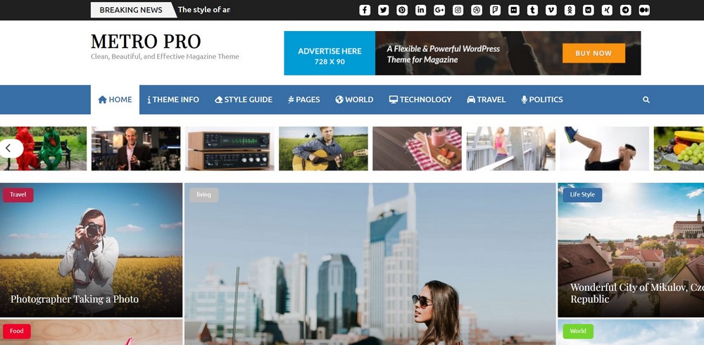 Metro-Magazin Pro Metro WordPress-Theme