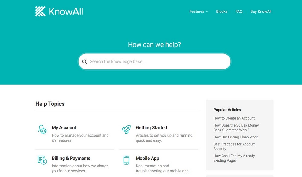 knowall wiki موضوع ووردبريس