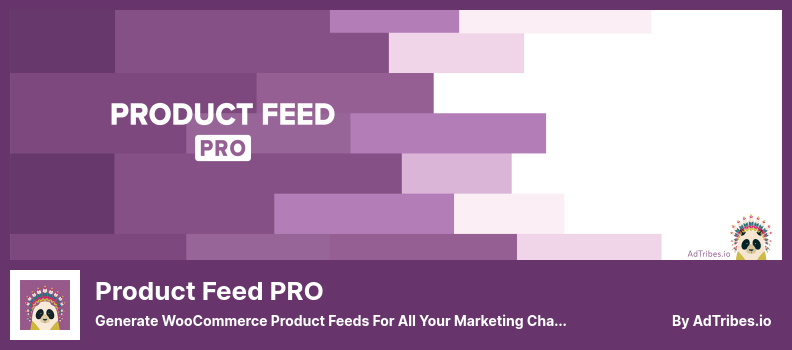 Product Feed PRO Plugin - Générez des flux de produits WooCommerce pour tous vos canaux marketing