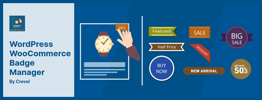 Plugin WordPress WooCommerce Badge Manager - Gerenciamento de emblemas para produtos na página da loja WooCommerce