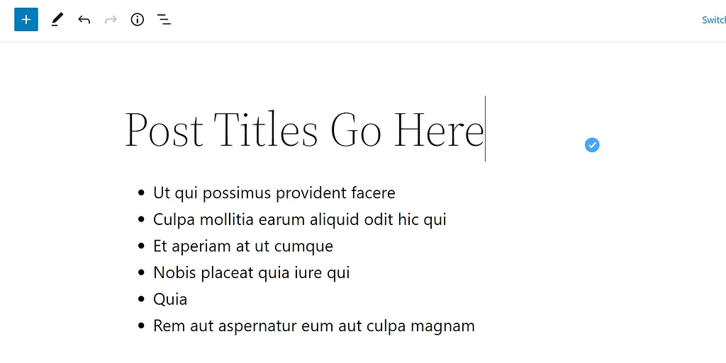 Modification d'une balise de titre dans WordPress