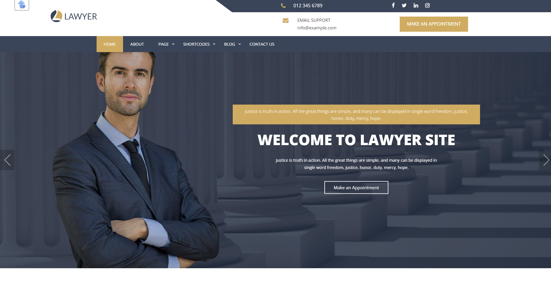 Expert Lawyer - melhores temas de wordpress de advogado grátis