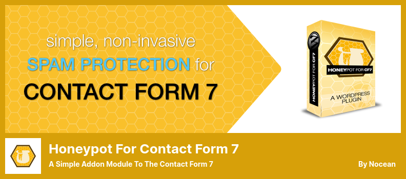 Plugin Honeypot for Contact Form 7: un semplice modulo aggiuntivo per il modulo di contatto 7