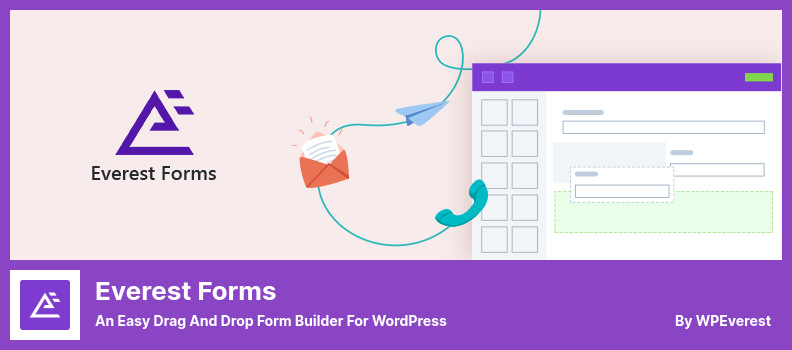 Everest Forms Plugin - WordPress용 간편한 드래그 앤 드롭 양식 작성기