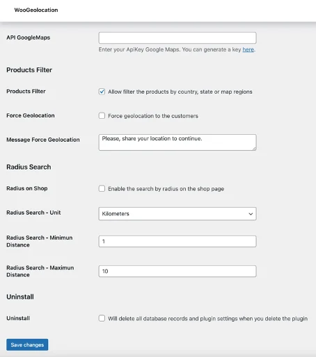 Prodotti di targeting geografico