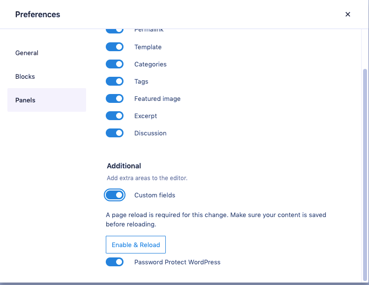 ppwp-wordpress-advanced-custom-fields-preferences