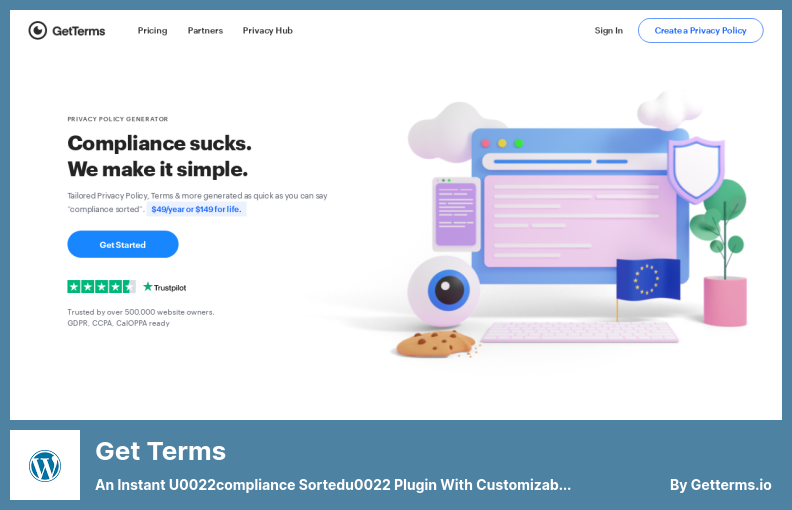 Dapatkan Plugin Persyaratan - Plugin u0022compliance sortu0022 instan dengan kebijakan privasi yang dapat disesuaikan