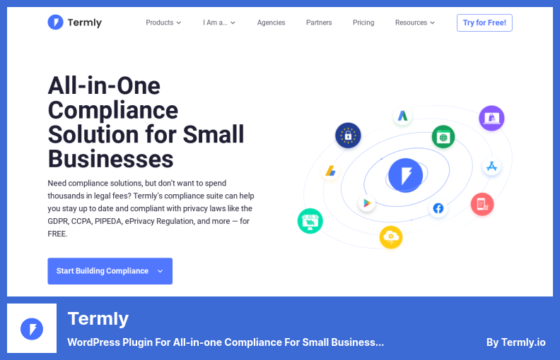 Plugin Termly - Plugin WordPress untuk Kepatuhan All-in-one untuk Bisnis Kecil