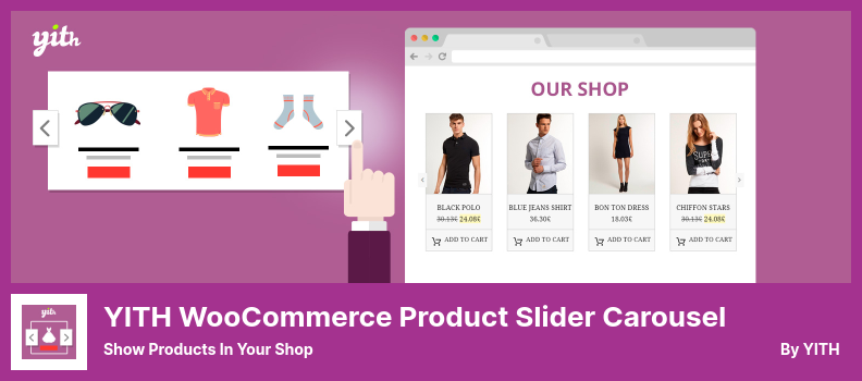 Plugin de carrousel de curseur de produit YITH WooCommerce - Afficher les produits dans votre boutique