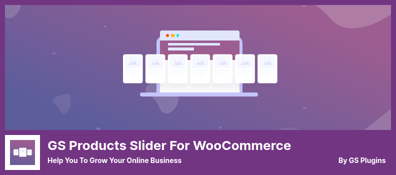 WooCommerce 插件的 GS 產品滑塊 - 幫助您發展在線業務