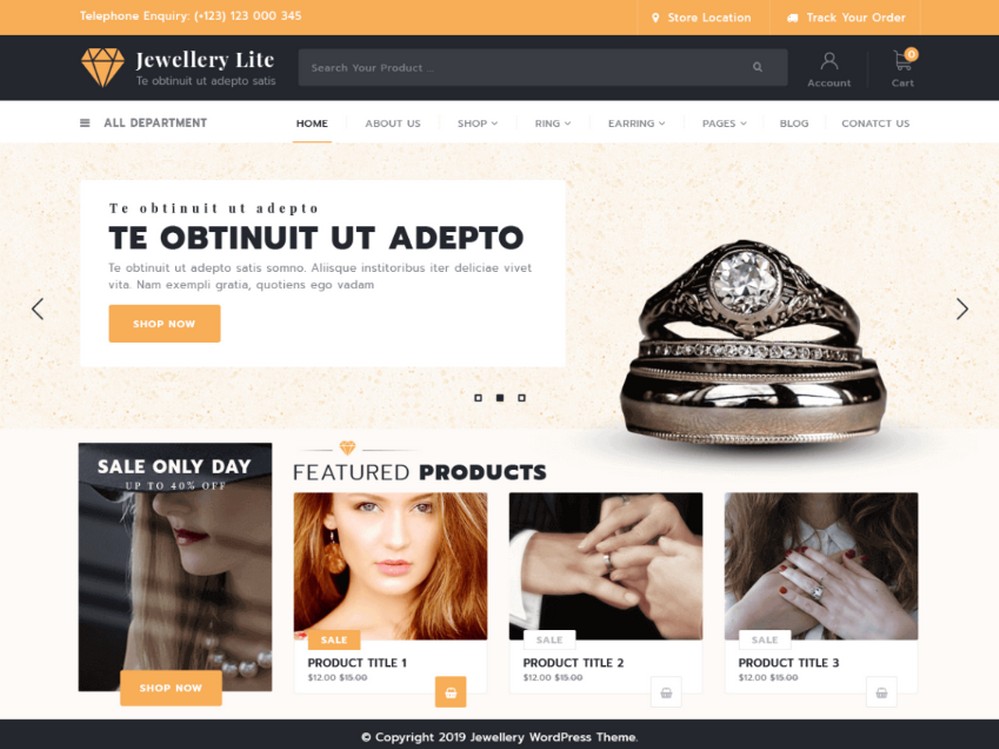 Jewellery Lite-Homepage