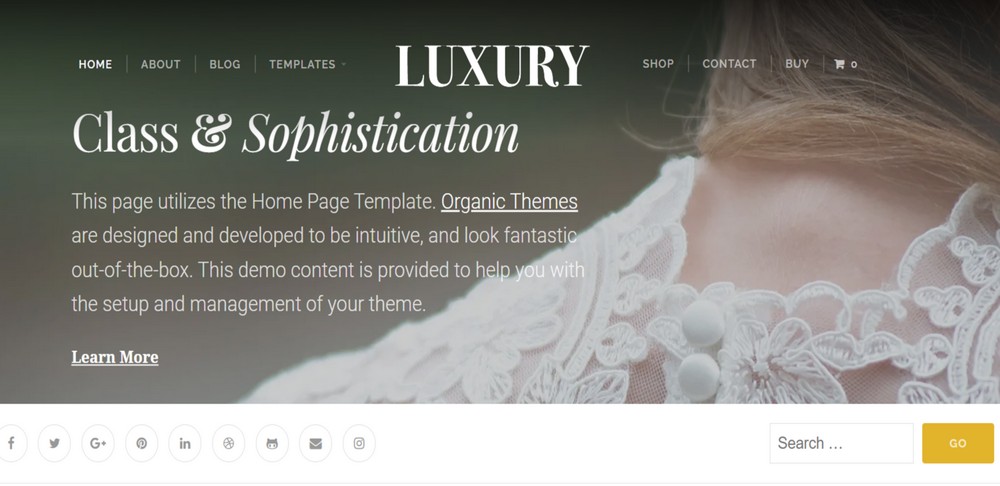 Homepage zum Thema Luxus