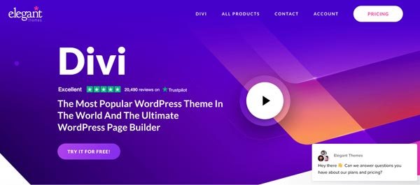 Divi WordPress頁面構建器