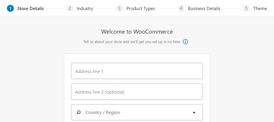 Kreator konfiguracji WooCommerce