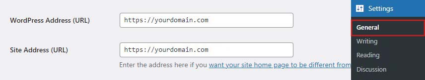 Use https en lugar de http para la dirección de su tienda en línea de WordPress