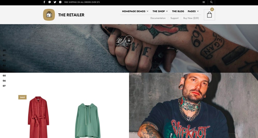 Tema Retailer Premium WooCommerce