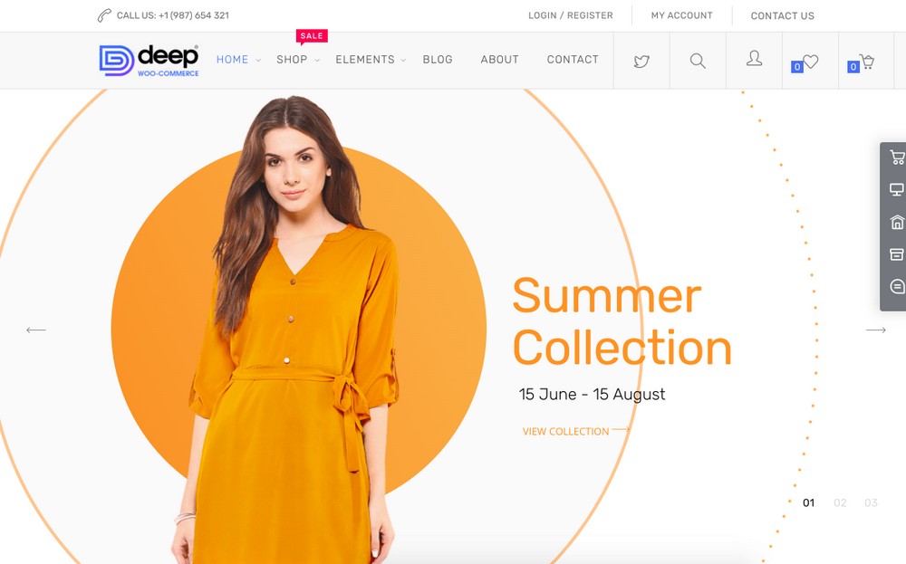 Deep Pro 高級 WooCommerce 主題