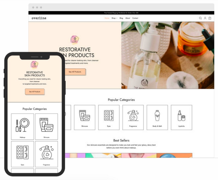 Overline premium WooCommerce tema