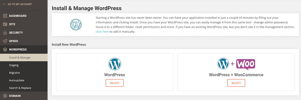 Instalar y administrar WordPress